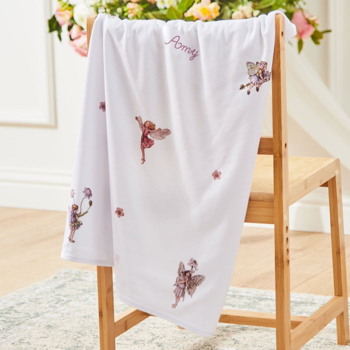 Personalised Flower Fairies™ All-Over Print Jersey Blanket