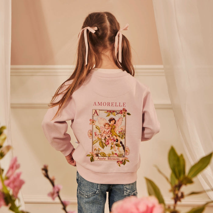 Personalised Flower Fairies™ Back Design Pink Sweatshirt