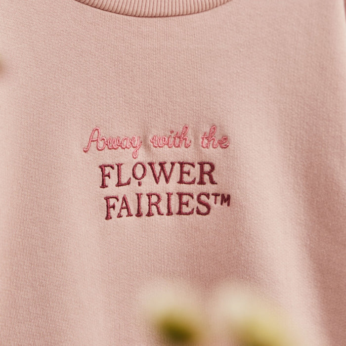 Personalised Flower Fairies™ Back Design Pink Sweatshirt
