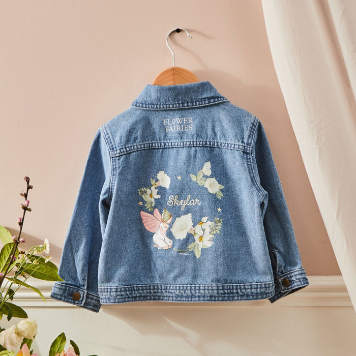Personalised Flower Fairies™ Wreath Denim Jacket