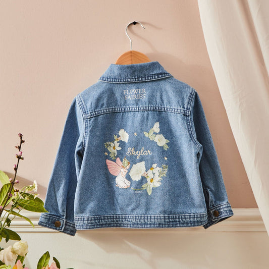 Personalised Flower Fairies™ Wreath Denim Jacket