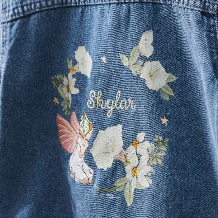 Personalised Flower Fairies™ Wreath Denim Jacket
