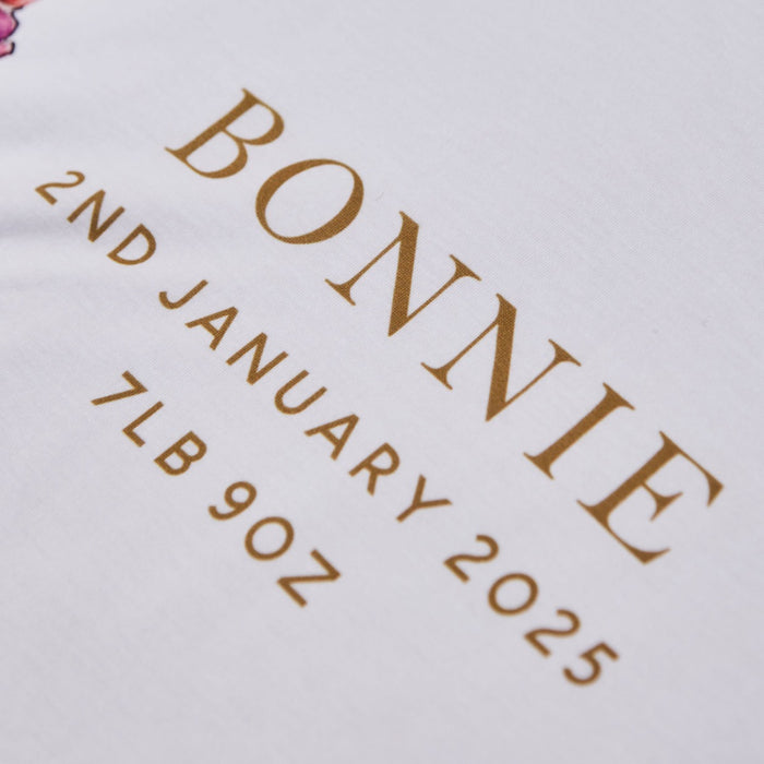 Personalised Flower Fairies™ Wreath Jersey Blanket