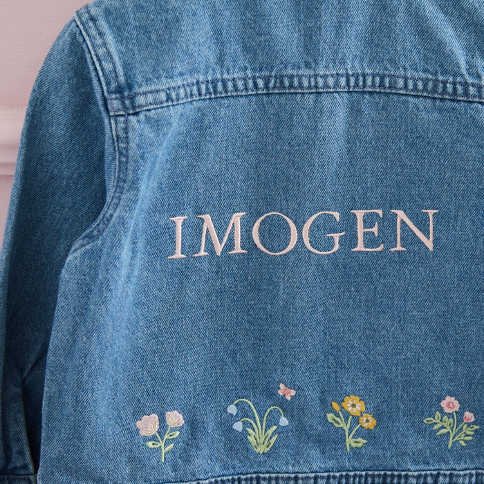 Personalised Garden Secrets Denim Jacket