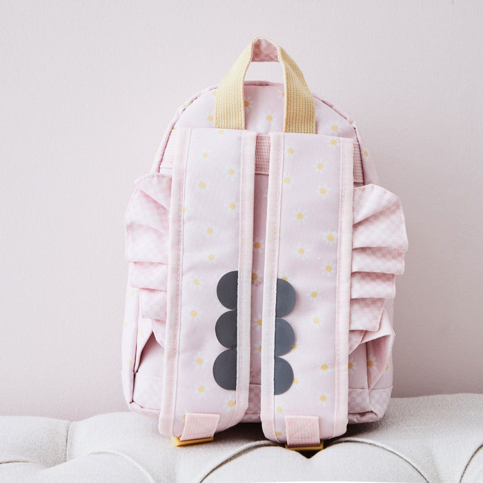 Personalised Gingham Floral Classic Mini Backpack