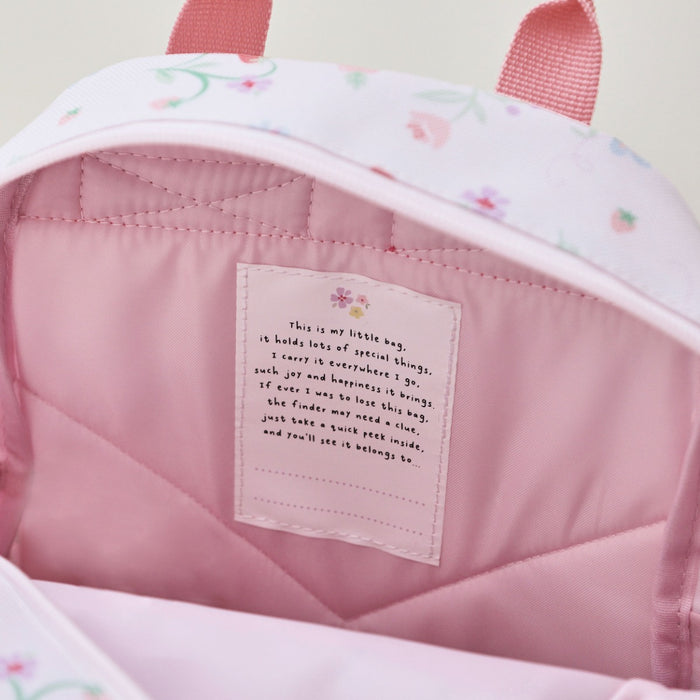 Personalised Grab Handle Fruit Print Mini Backpack