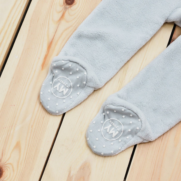 Personalised Grey Children's Fleece Onesie