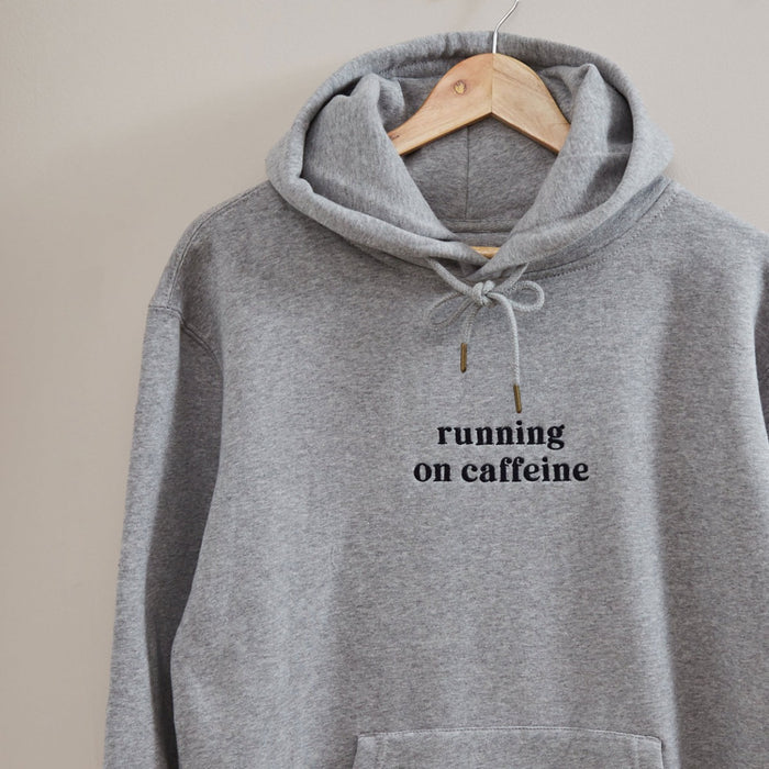 Personalised Grey Slogan Hoodie