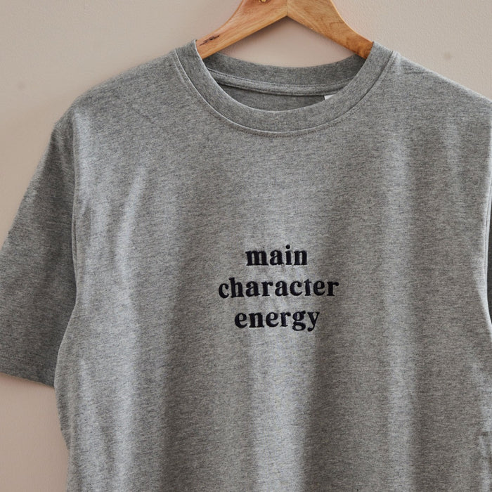 Personalised Grey Slogan T Shirt