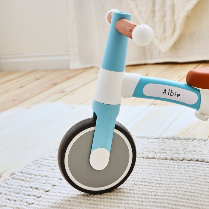 Personalised Hape Blue Balance Bike