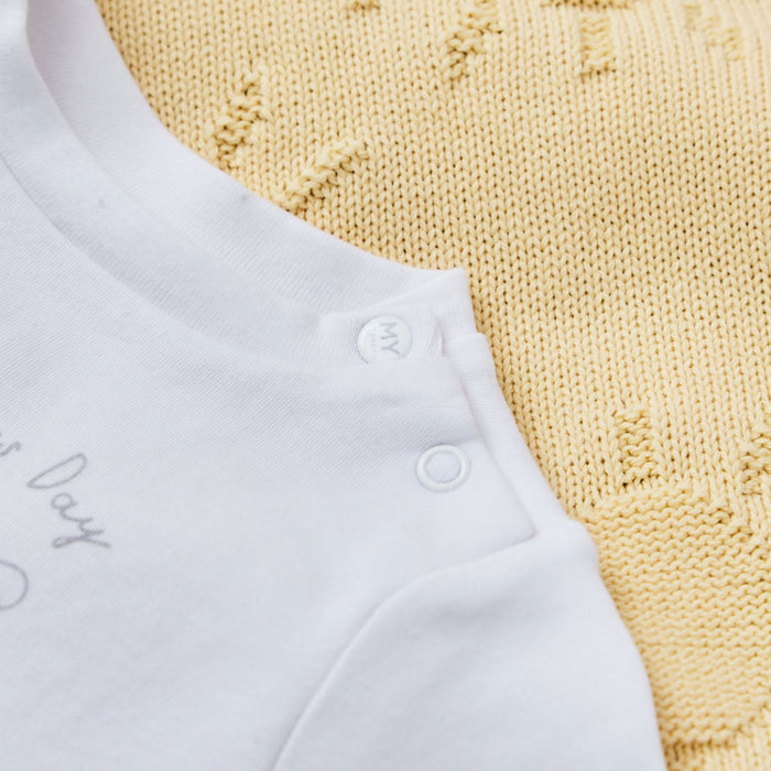 Personalised Happy Mother's Day Bee T-Shirt in White