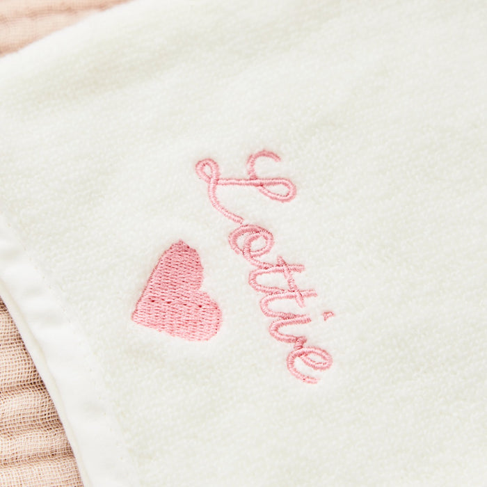 Personalised Heart Bath Mitt