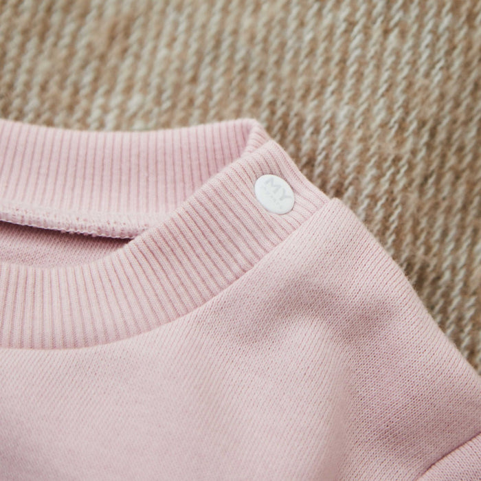 Personalised Heart Duo Pink Sweatshirt