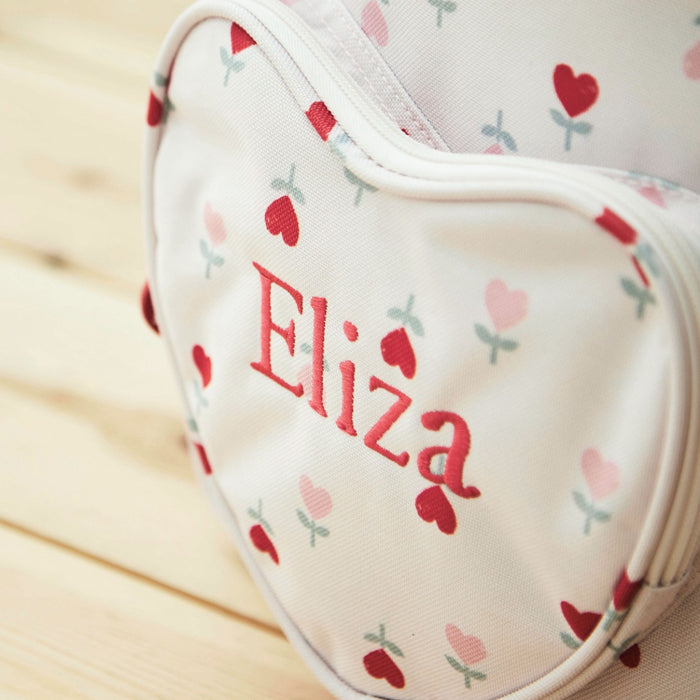 Personalised Heart Pattern Mini Backpack