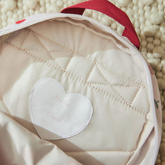 Personalised Heart Pattern Mini Backpack