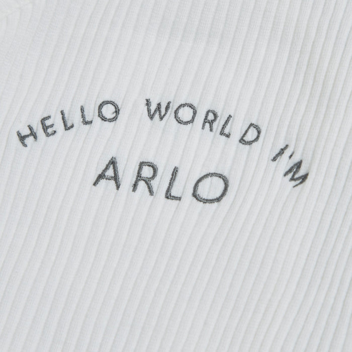 Personalised Hello World Home From The Hospital Baby Gift Set