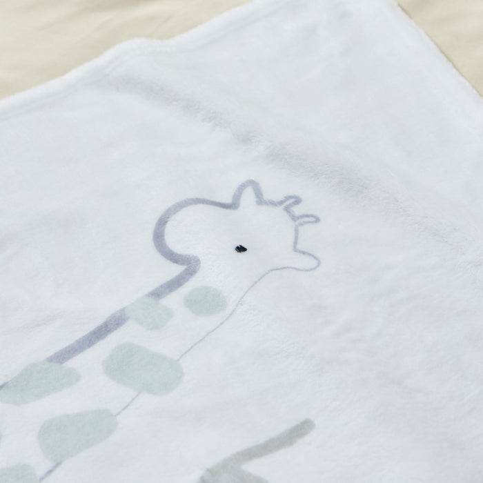 Personalised Hello World Ivory Fleece Blanket