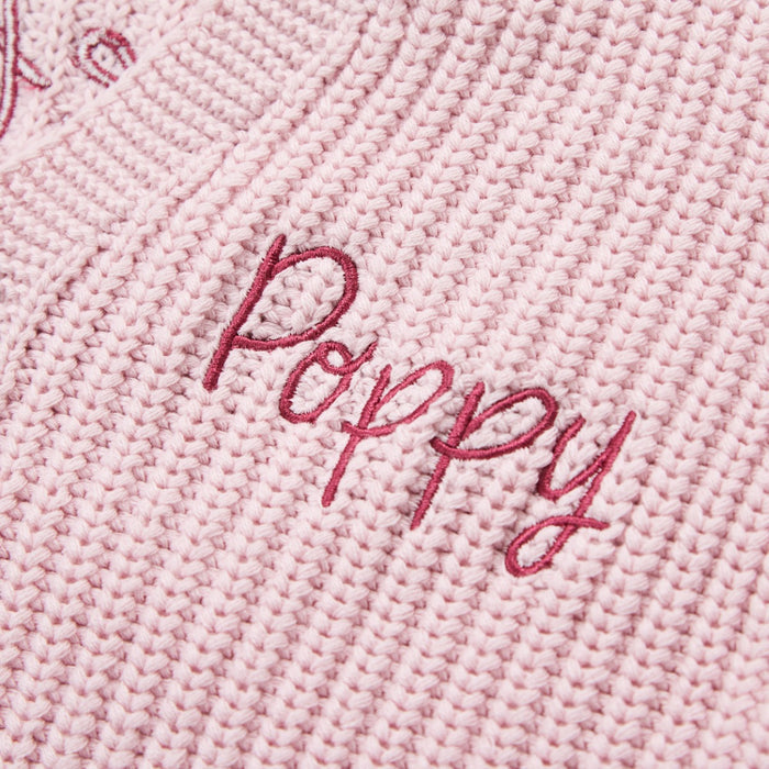 Personalised Hello World Pink Cardigan