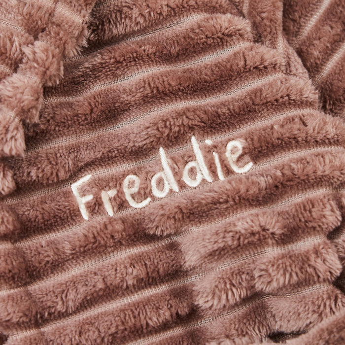 Personalised Highland Cow Fleece Robe