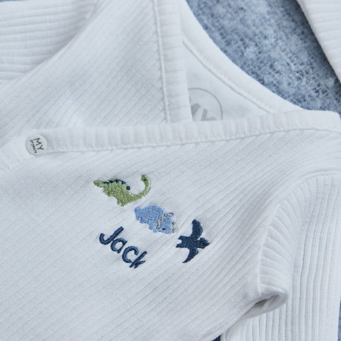 Personalised Home From The Hospital Three Dinos Set