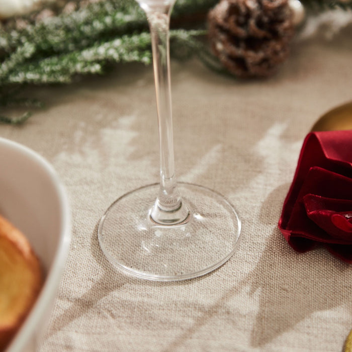 Personalised Inline Font Flute Glass