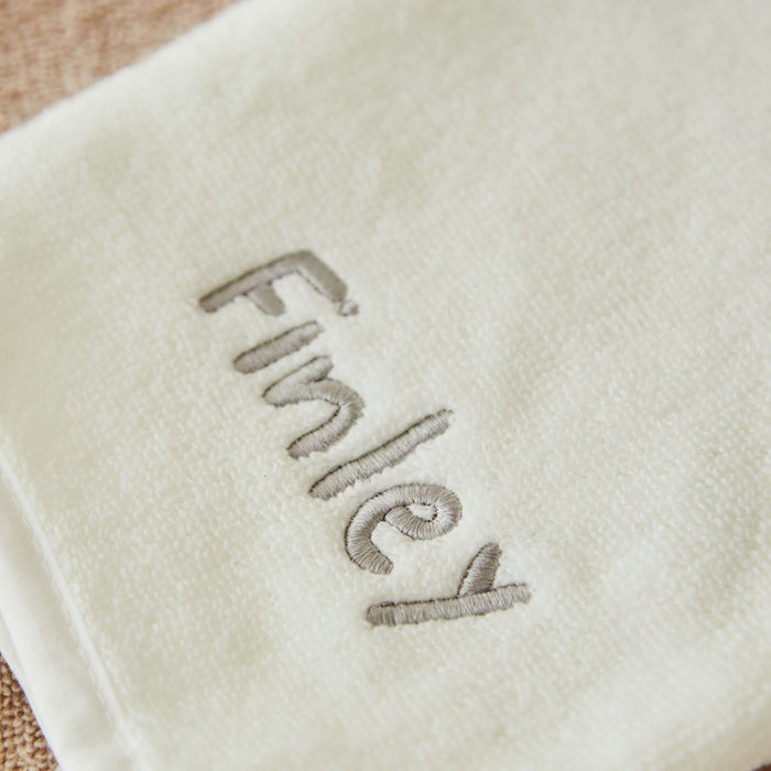 Personalised Ivory Bath Mitt