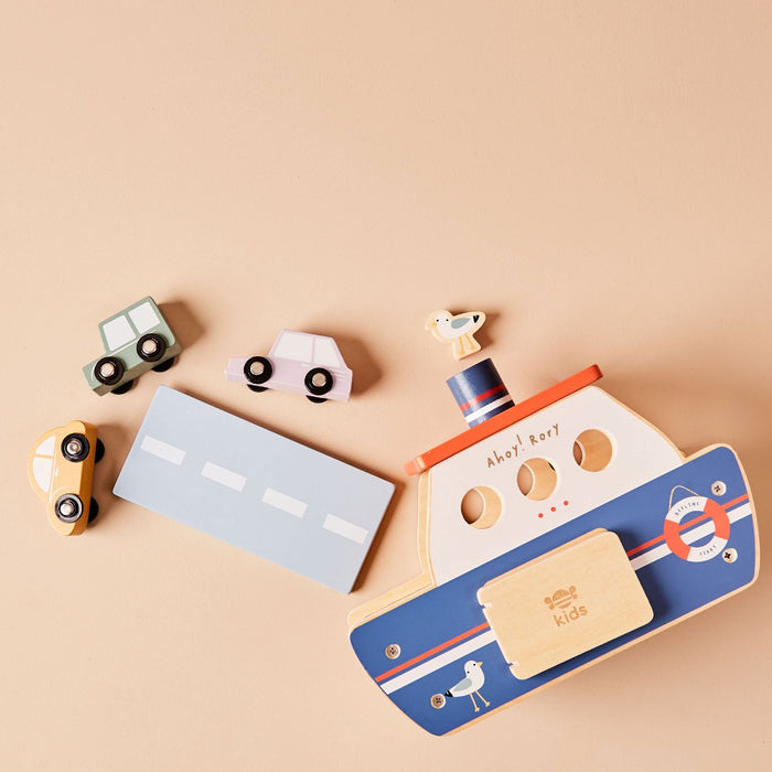 Personalised Just Bee Kids Ferry Wooden Play Set FSC®