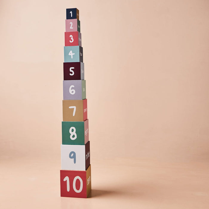 Personalised Just Bee Kids Giant Stacking Cubes FSC®