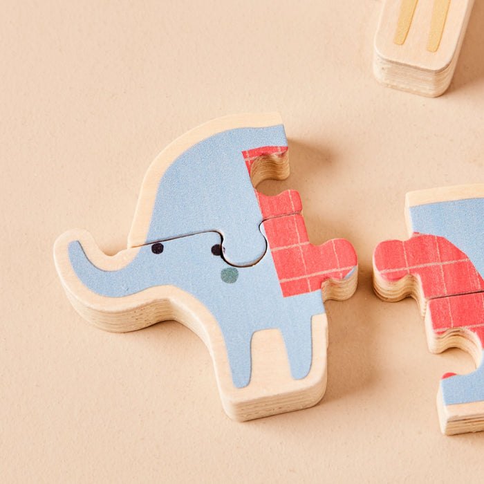 Personalised Just Bee Kids Safari Wooden Puzzles FSC®