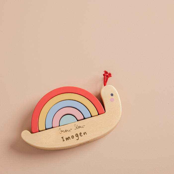Personalised Just Bee Kids Snail Stacker FSC®