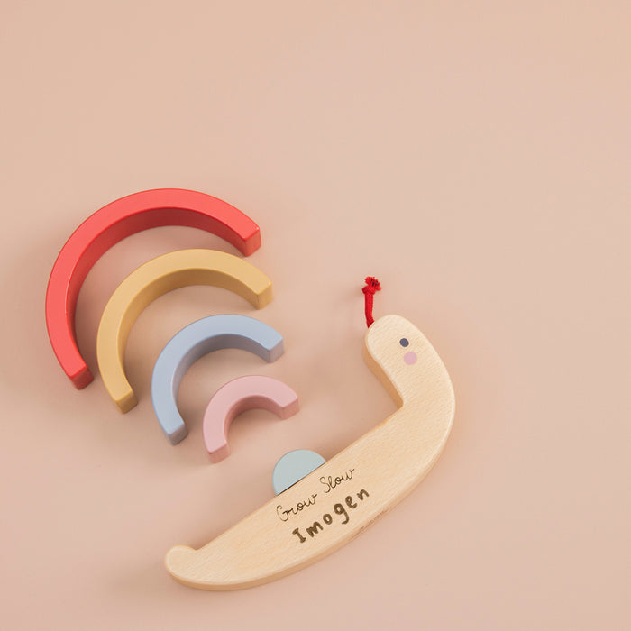 Personalised Just Bee Kids Snail Stacker FSC®