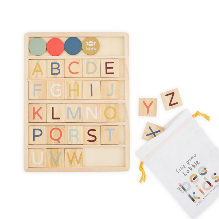 Personalised Just Bee Kids Wooden Alphabet Puzzle