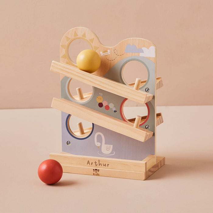 Personalised Just Bee Kids Wooden Ball Runner FSC®
