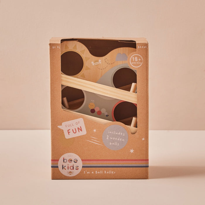Personalised Just Bee Kids Wooden Ball Runner FSC®