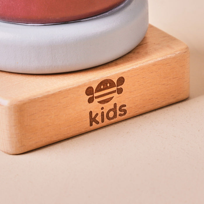 Personalised Just Bee Kids Wooden Bee Stacker Toy