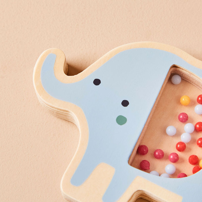 Personalised Just Bee Kids Wooden Elephant Rattle FSC®