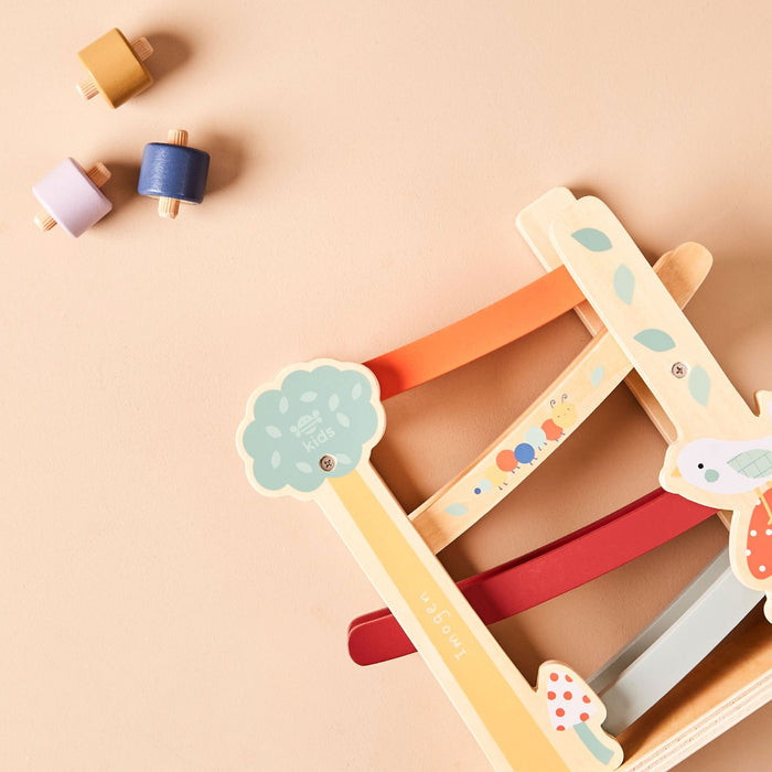 Personalised Just Bee Kids Wooden Garden Roller Ramp FSC®