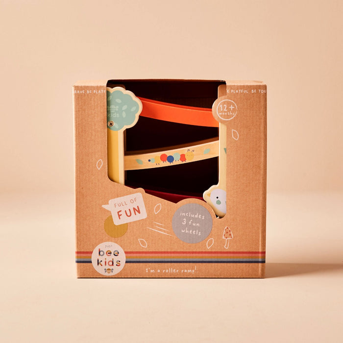 Personalised Just Bee Kids Wooden Garden Roller Ramp FSC®