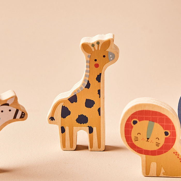 Personalised Just Bee Kids Wooden Safari Jeep Shape Sorter Toy FSC®