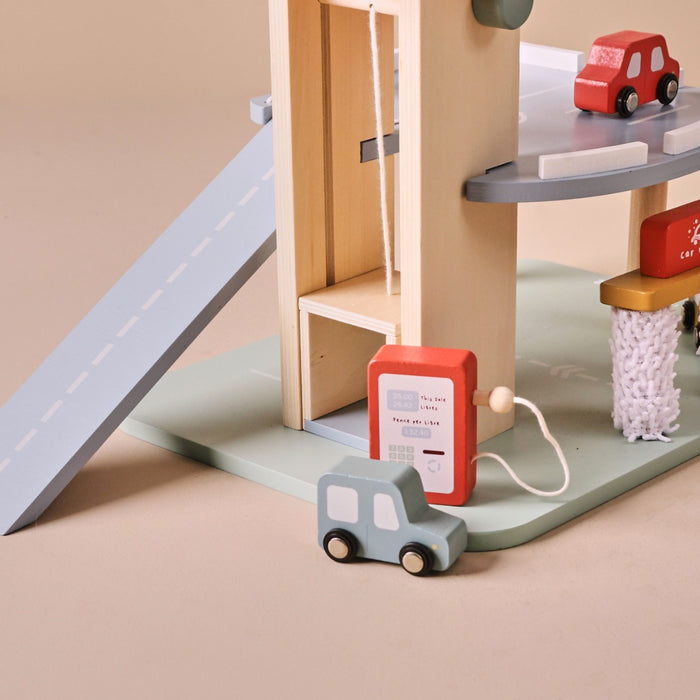 Personalised Just Bee Kids Wooden Toy Garage FSC®
