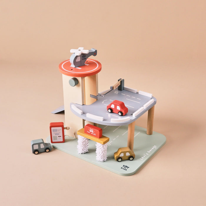 Personalised Just Bee Kids Wooden Toy Garage FSC®