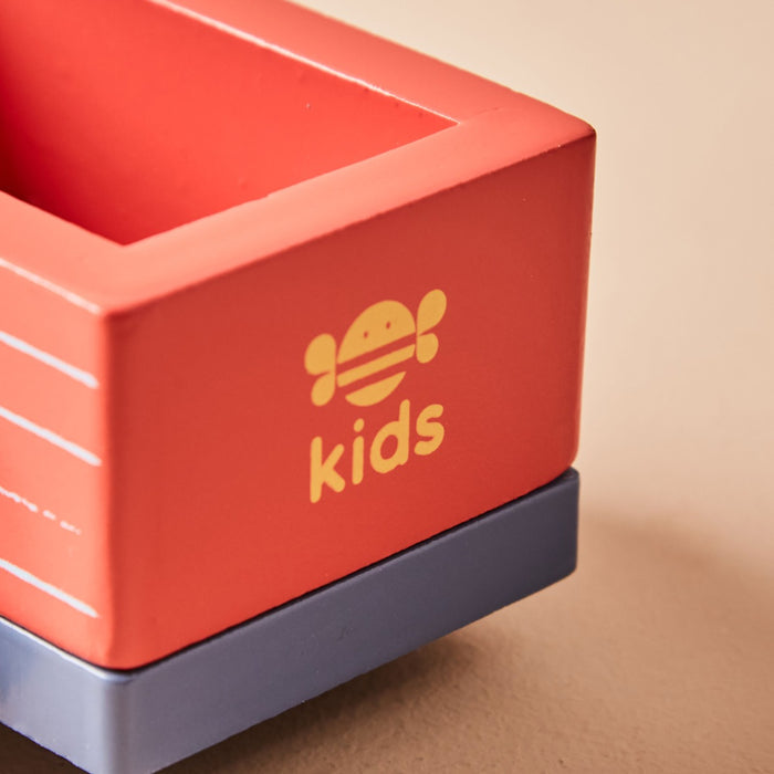 Personalised Just Bee Kids Wooden Tractor Toy FSC®
