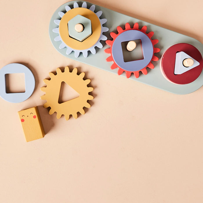 Personalised Just Bee Kids Wooden Turning Cog Toy FSC®