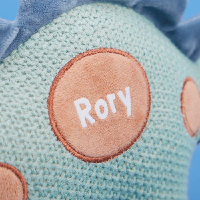 Personalised Knitted Dinosaur Soft Toy