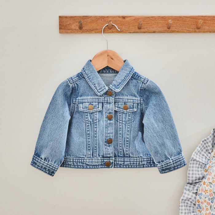 Personalised Ladybird Pink Denim Jacket