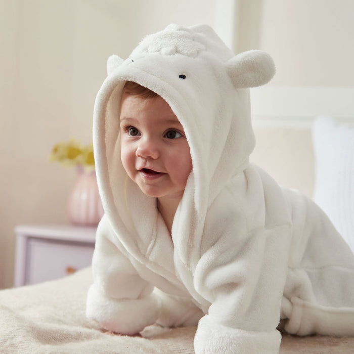Personalised Lamb Fleece Robe