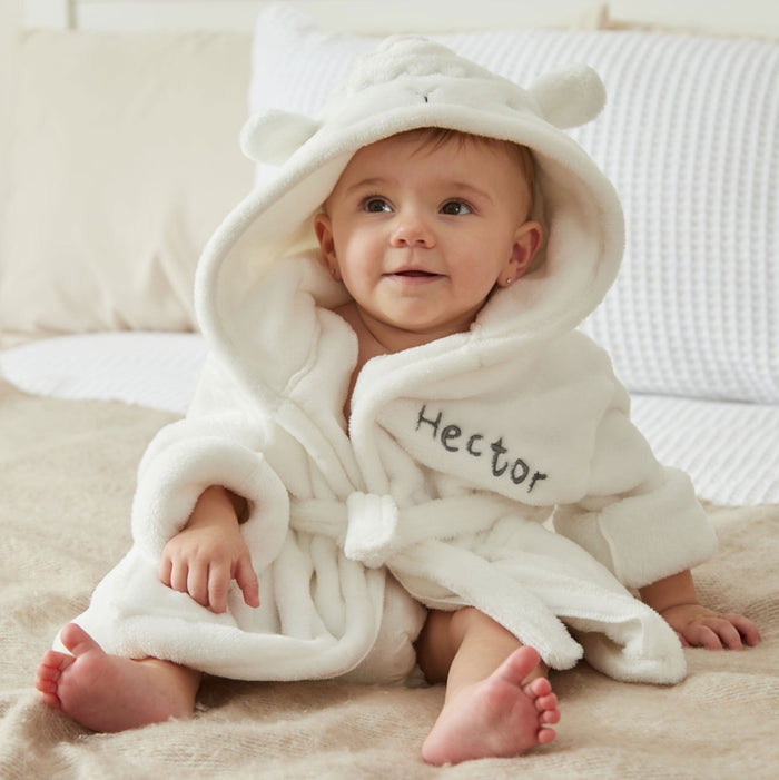 Personalised Lamb Fleece Robe
