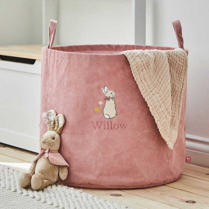 Personalised Large Flopsy™ Bunny Pink Storage Bag