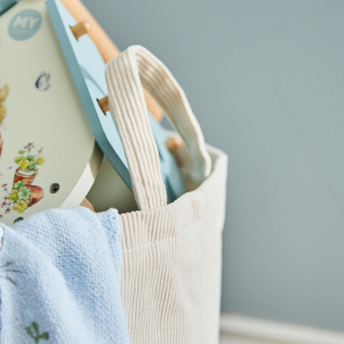Personalised Large Peter Rabbit™ Ecru Storage Bag