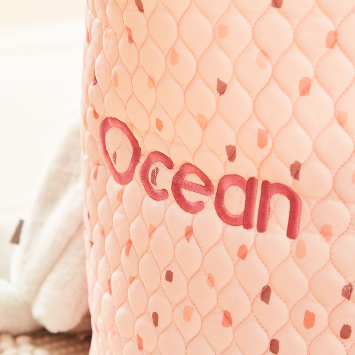 Personalised Large Pink Polka Dot Storage Bag